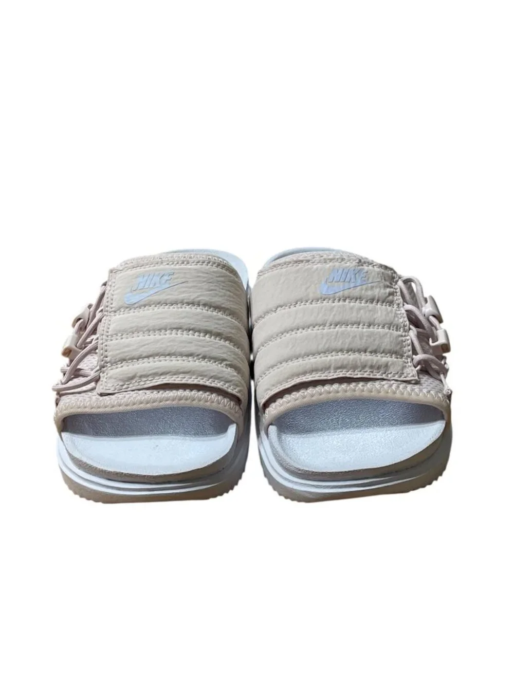 Nike Asuna Pink Drawstring Slides Sandals | Women's Size 6 - Picture 3 of 12